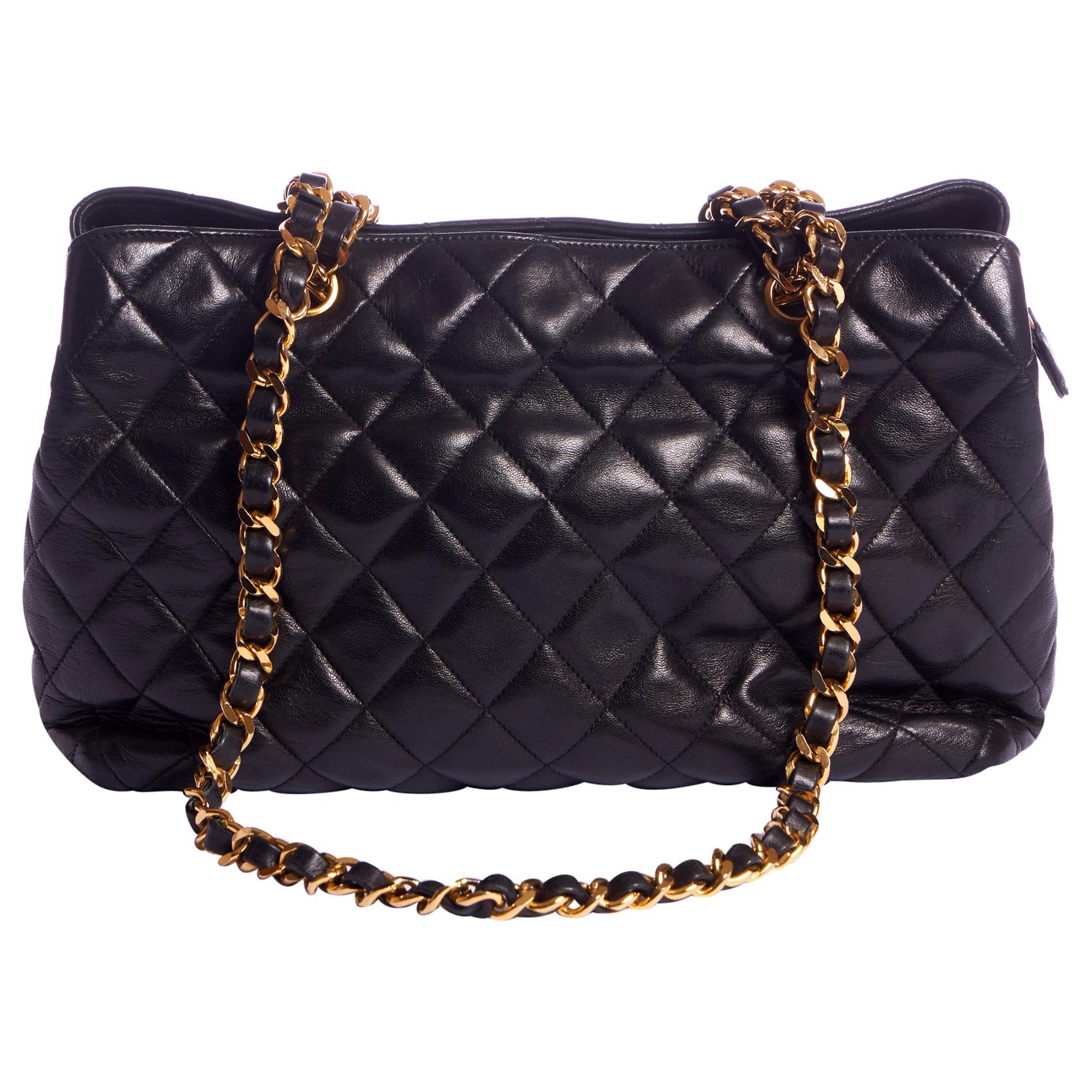 Chanel Black and Silver Lambskin Mini Classic Limited Edition For Sale at  1stDibs