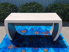 1980s Vintage Custom Postmodern waterfall Console