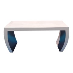 1980s Vintage Custom Postmodern waterfall Console