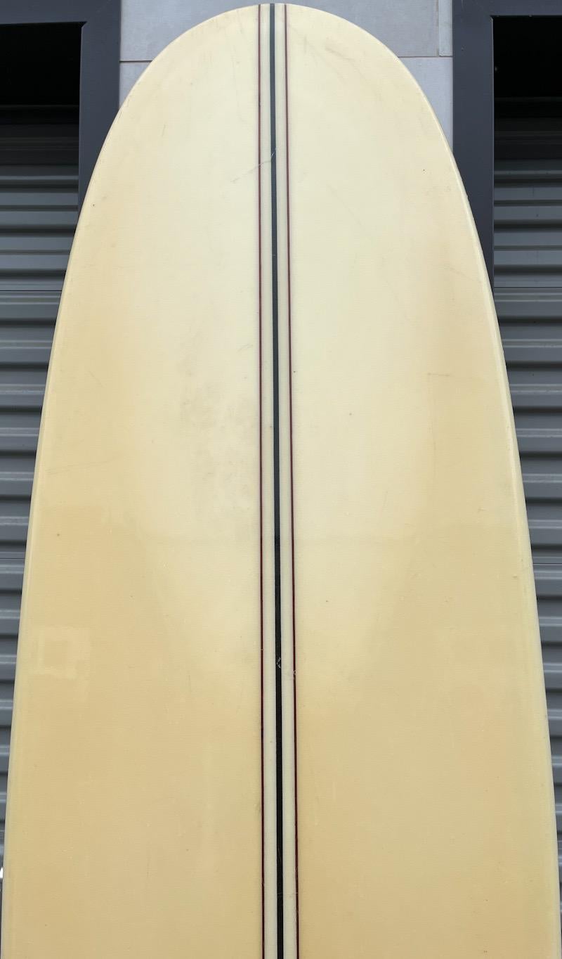 1980er Jahre Vintage David Nuuhiwa Modell Longboard von Donald Takayama im Zustand „Gut“ in Haleiwa, HI