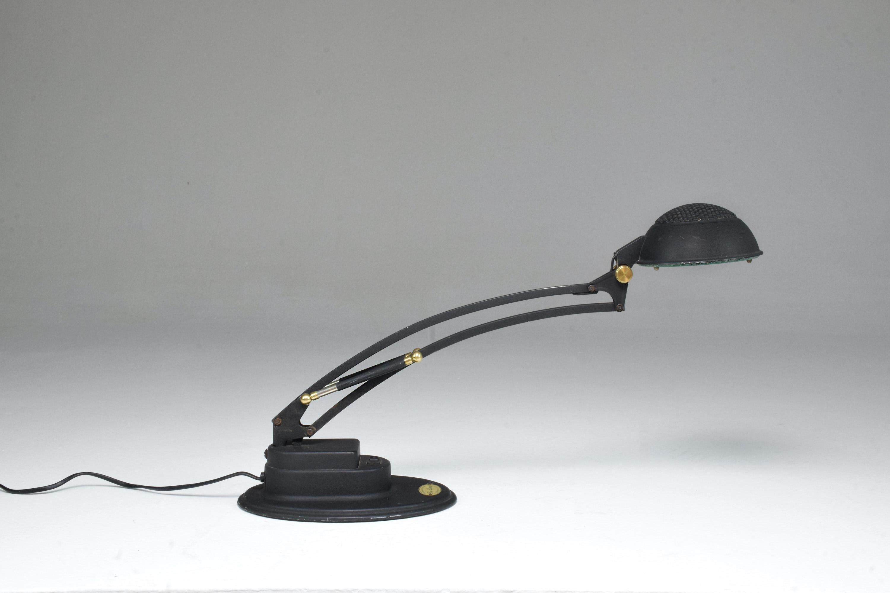 British 1980s Vintage Desk Lamp
