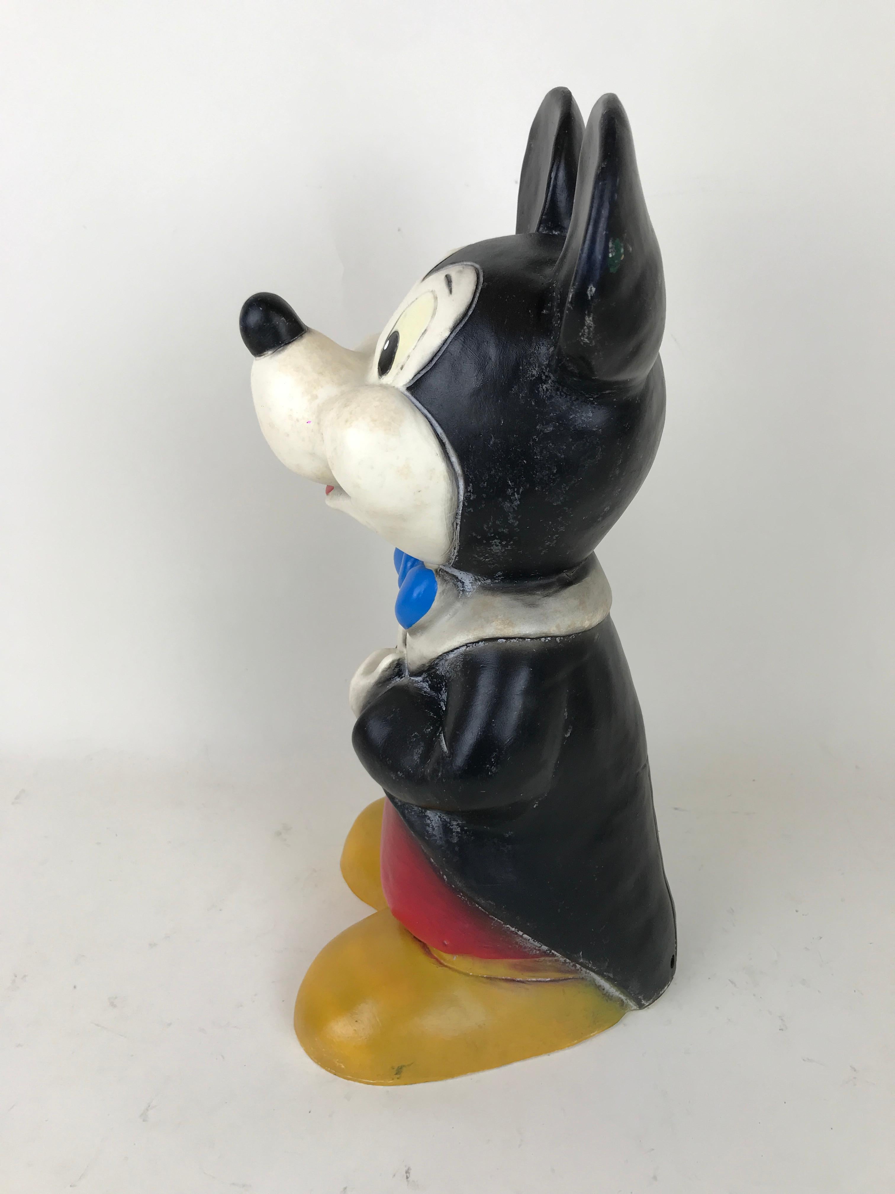 Mid-Century Modern 1980s Vintage Disney Mickey Mouse Plastic Nightlight by Heico Made in Germany
