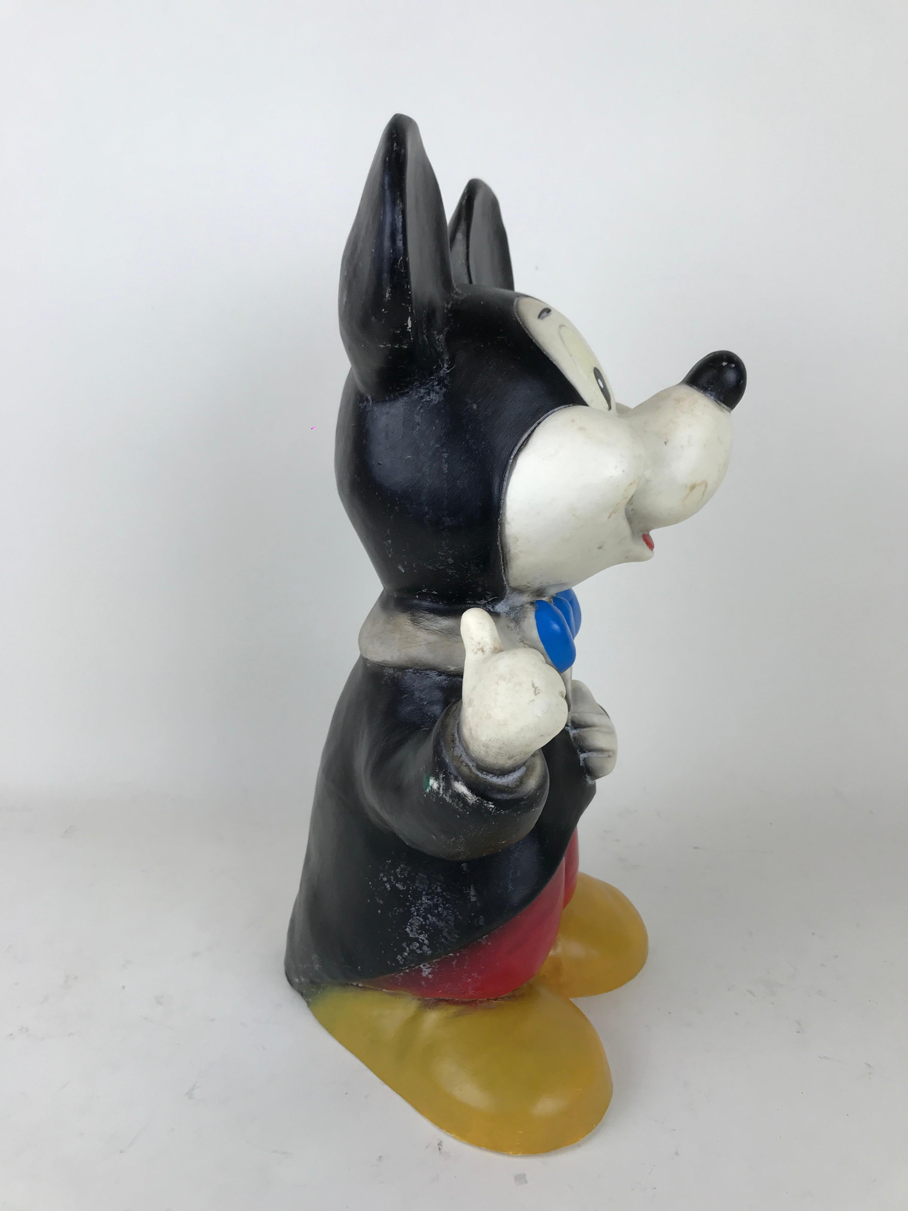 Late 20th Century 1980s Vintage Disney Mickey Mouse Plastic Nightlight by Heico Made in Germany