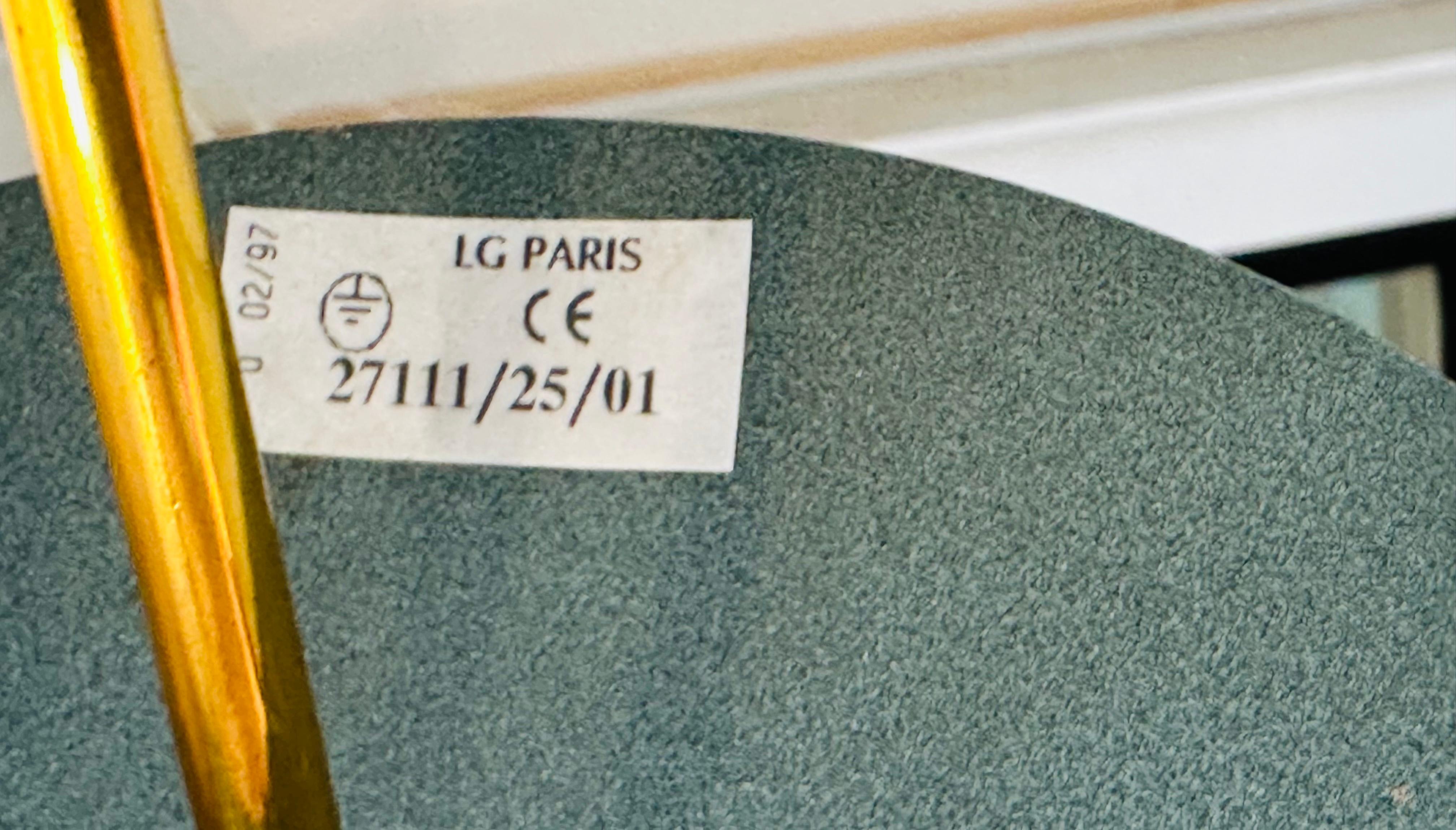 1980er Jahre Vintage Französisch LG Paris UFO Space Age Halogen-Deckenleuchte Deckenleuchte im Angebot 12