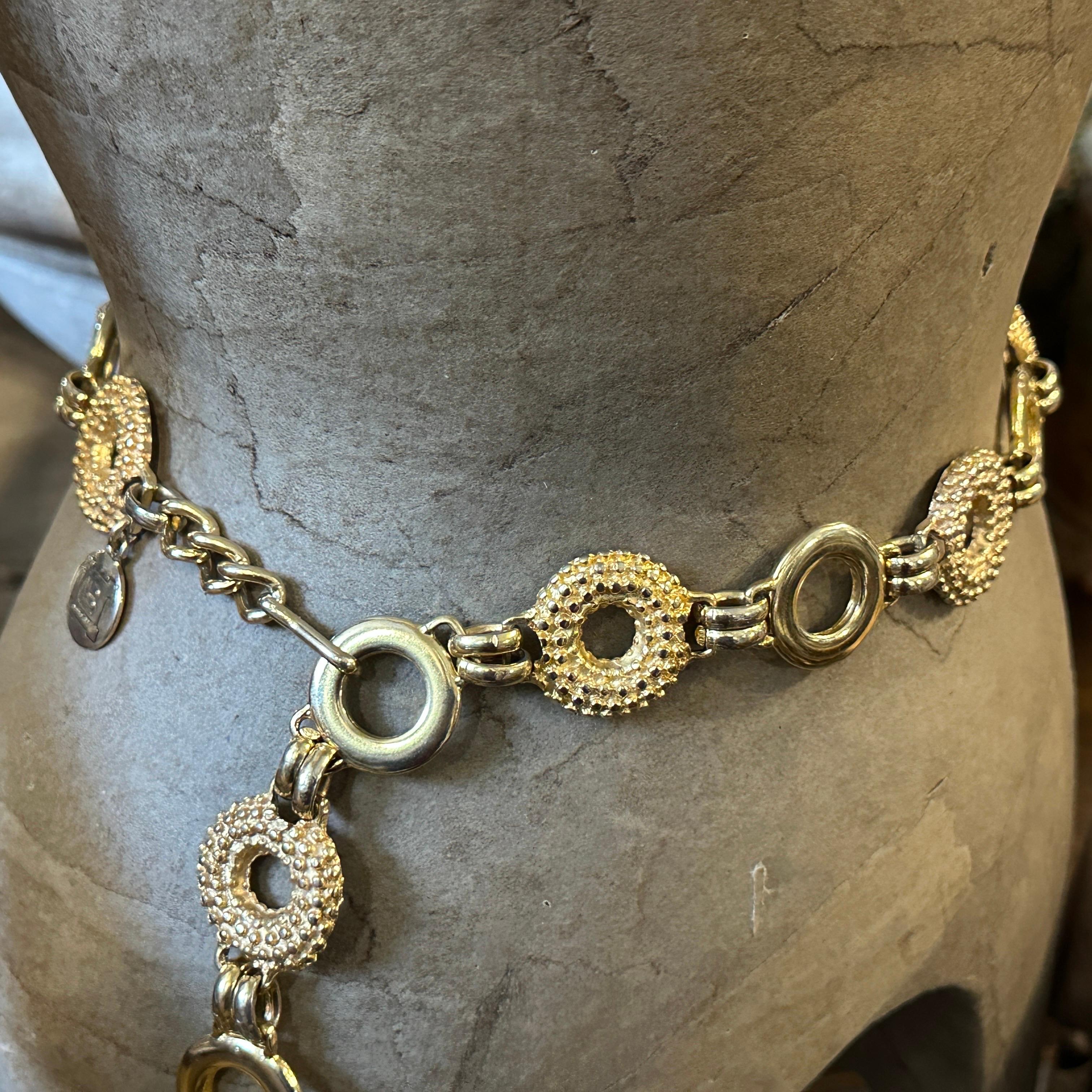 Ceinture vintage Laura Biagiotti des années 1980 en vente 3