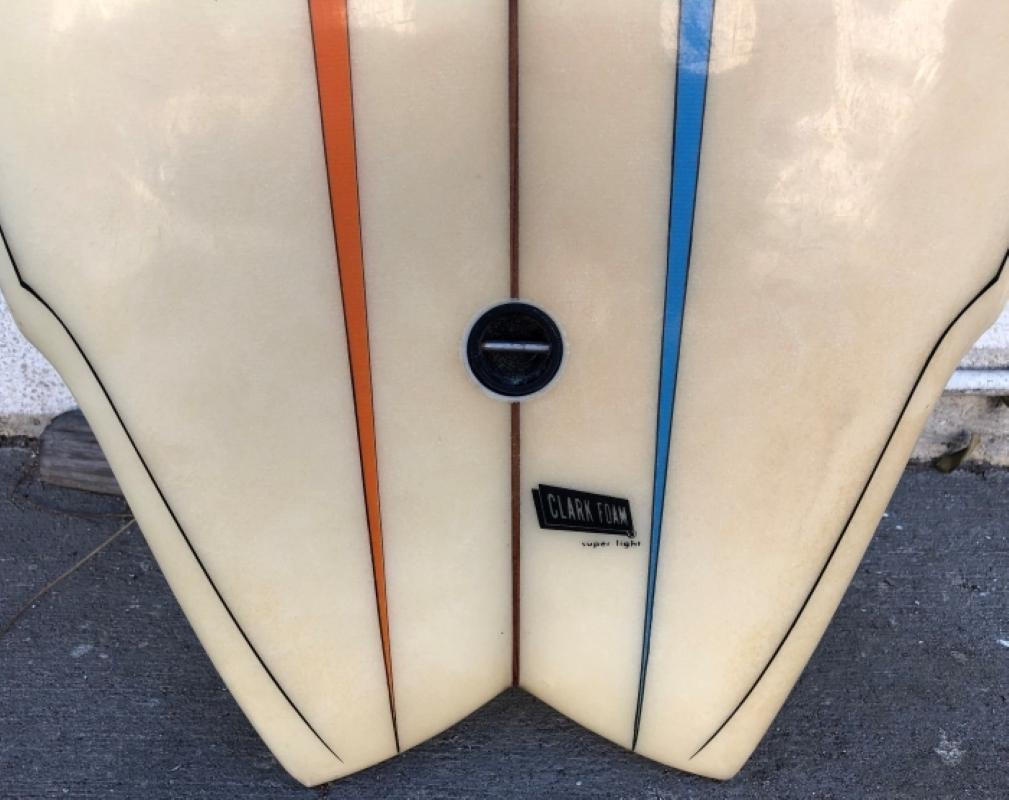 vintage fish surfboard