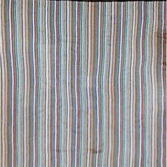 Tapis en laine de style scandinave, tissé à la main, vintage des années 1980, de type kilim, 8′6" x 12'3"