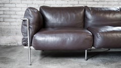 1980s Vintage Italian Le Corbusier Lc3 Grand Confort Attributed Sofa