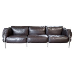 1980s Vintage Italian Le Corbusier Lc3 Grand Confort Attributed Sofa