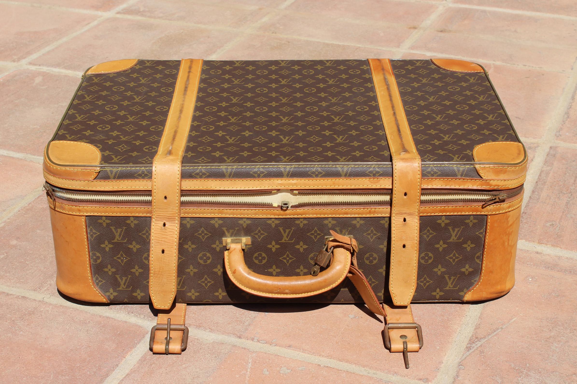 1980s vintage Louis Vuitton suitcase.