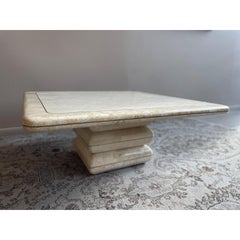 1980s Vintage Maitland Smith Postmodern Tessellated Stone Coffee Table