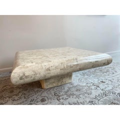1980s Vintage Maitland Smith Tessellated Stone Coffee Table Postmodern