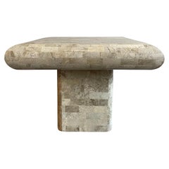 1980s Vintage Maitland Smith Tessellated Stone Side Table
