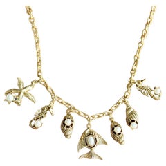 1980s Vintage Mermaid Necklace