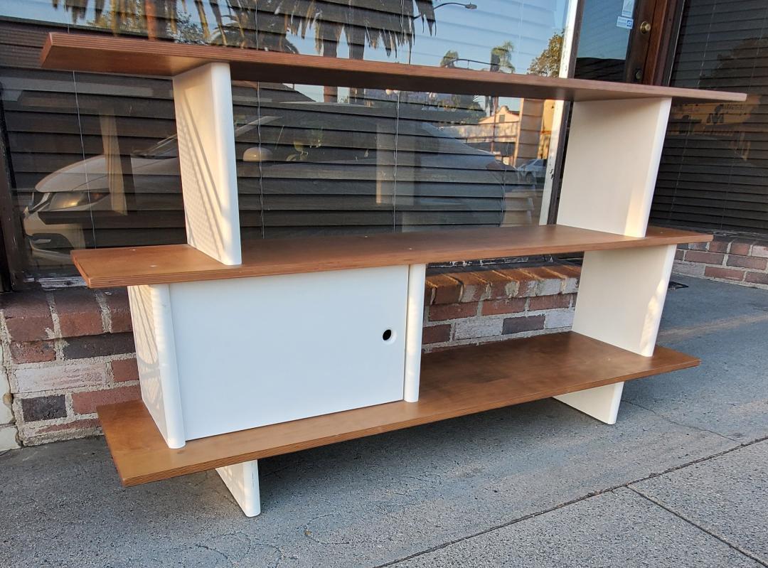 1980s Vintage Modular Bookshelf Unit Manner of Charlotte Perriand and Pierre Jea For Sale 9