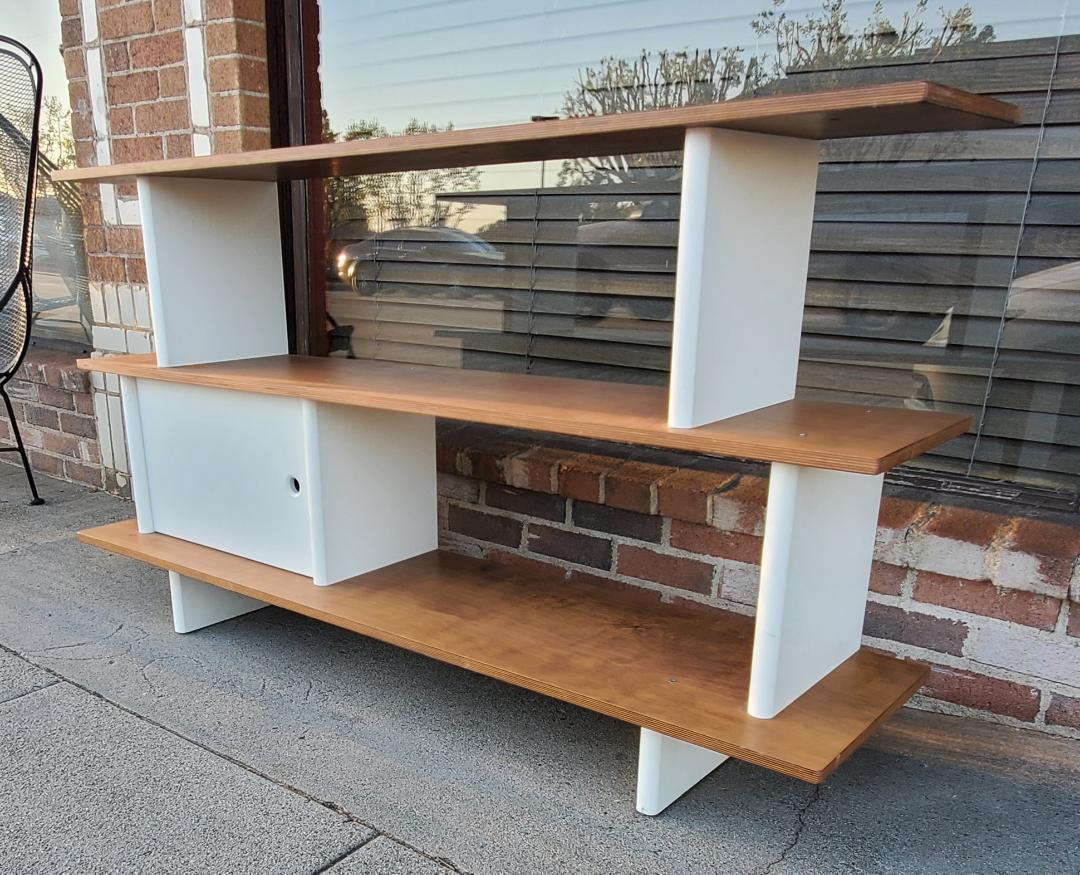 1980s Vintage Modular Bookshelf Unit Manner of Charlotte Perriand and Pierre Jea For Sale 10