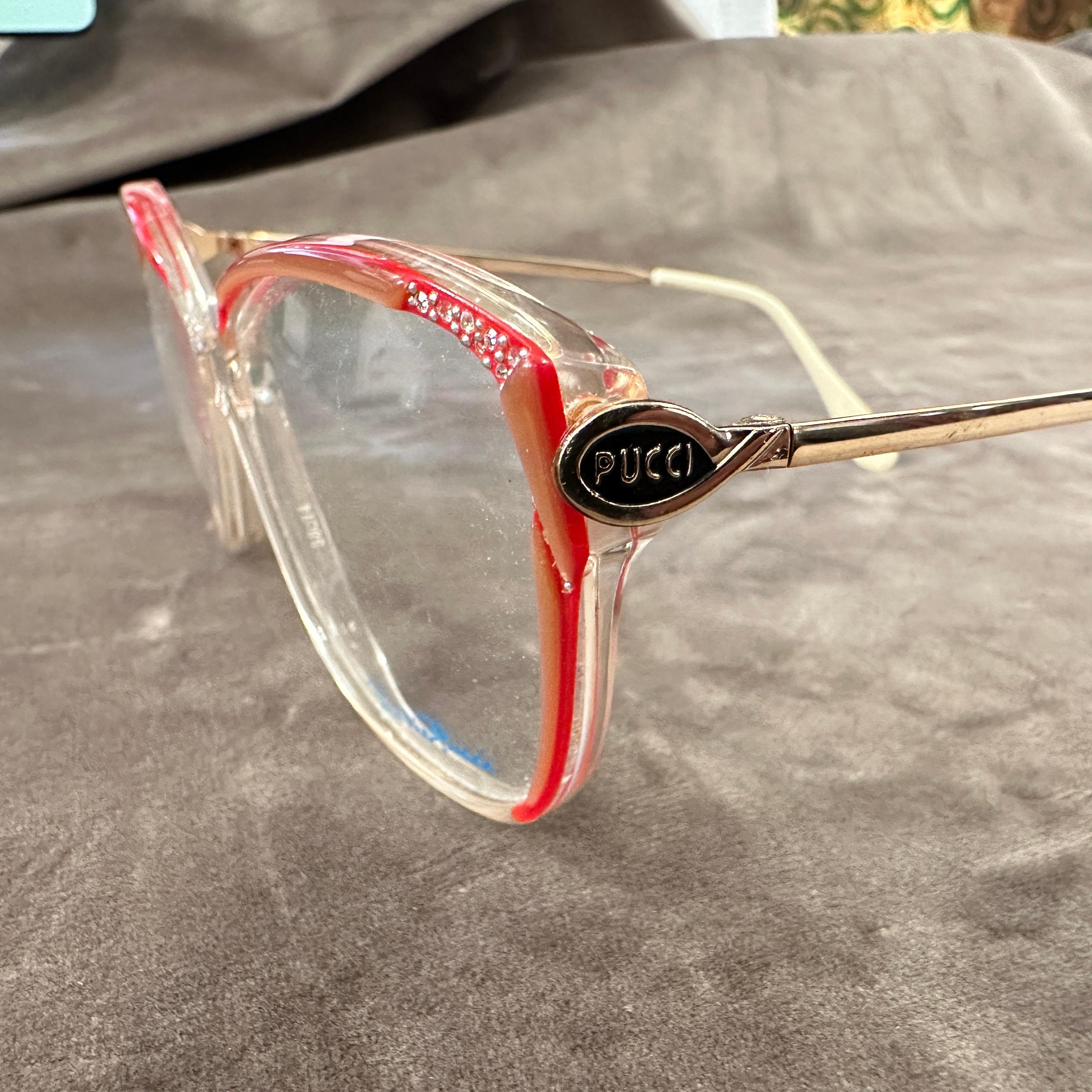 Gafas de sol de ojo de gato vintage de los años 80 de Emilio Pucci en venta 6