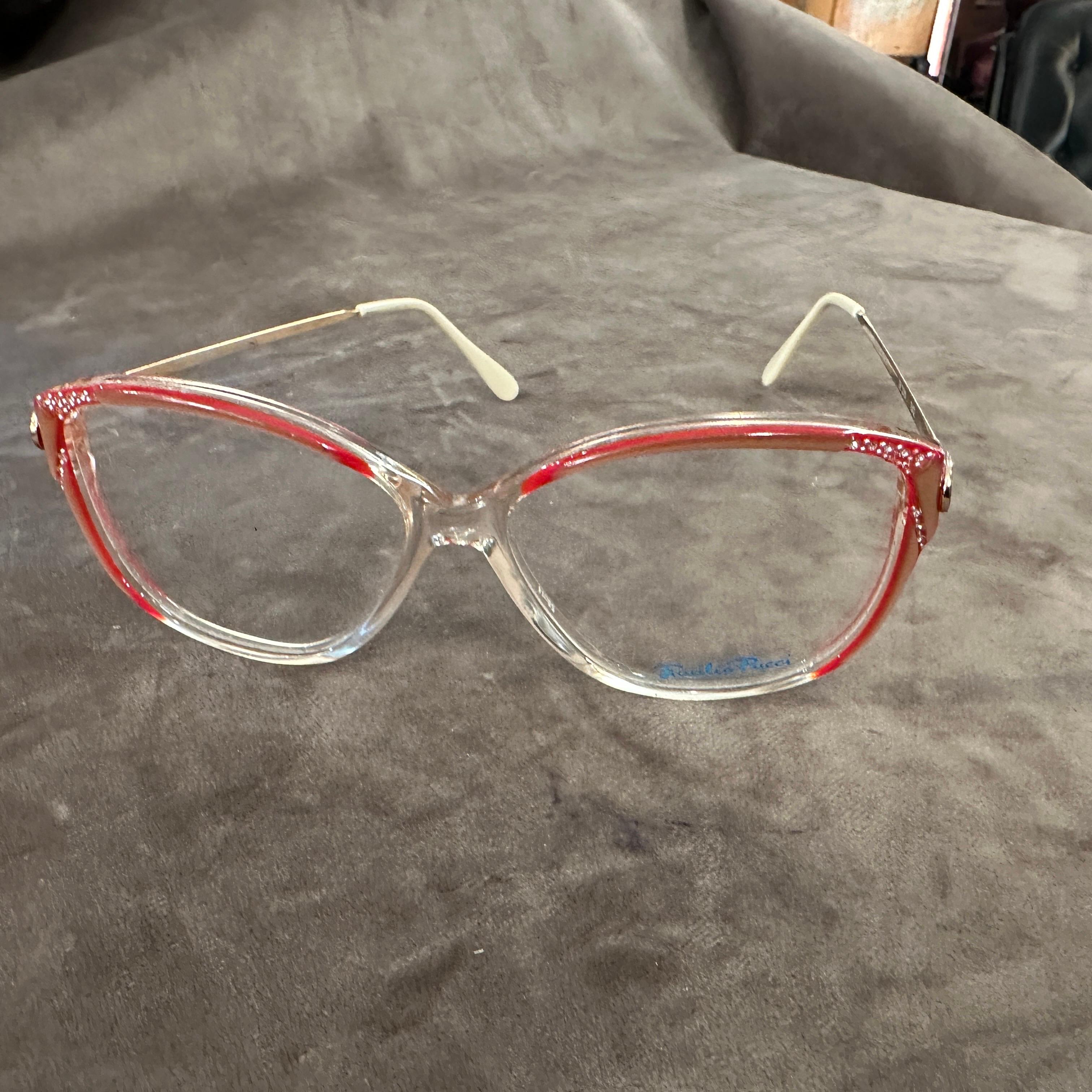 Gafas de sol de ojo de gato vintage de los años 80 de Emilio Pucci en venta 1