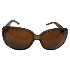 1980s Vintage Oversized Italian Sunglasses by Gucci