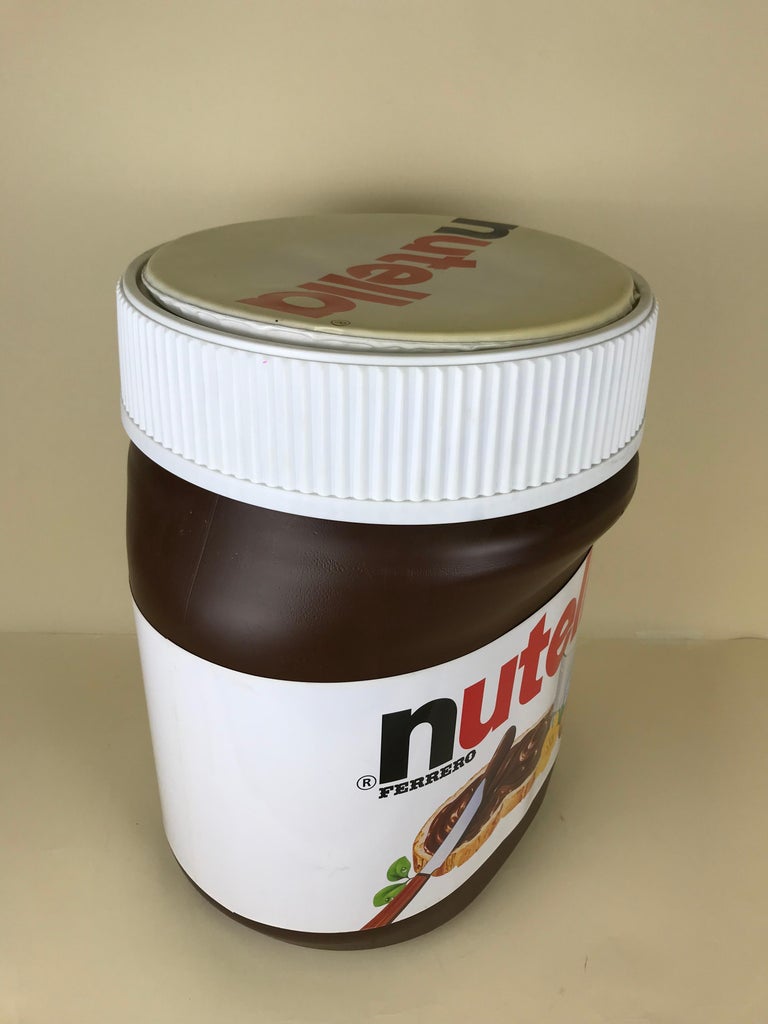 1980s Vintage Plastic Ferrero Nutella Stool with Pillow Top Made in Italy  at 1stDibs | nut master chocolate, nutella 1980s, nutella sitzhocker