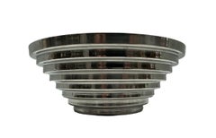 Bol Devo Maya en acier inoxydable post-moderne des années 1980, Mann