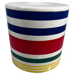 1980s Vintage Ralph Lauren Modern Stripe Ice Bucket Japan