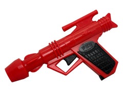 1980s Vintage Red PEZ Space Gun Candy Dispenser U. S. Pat. 3.370.746