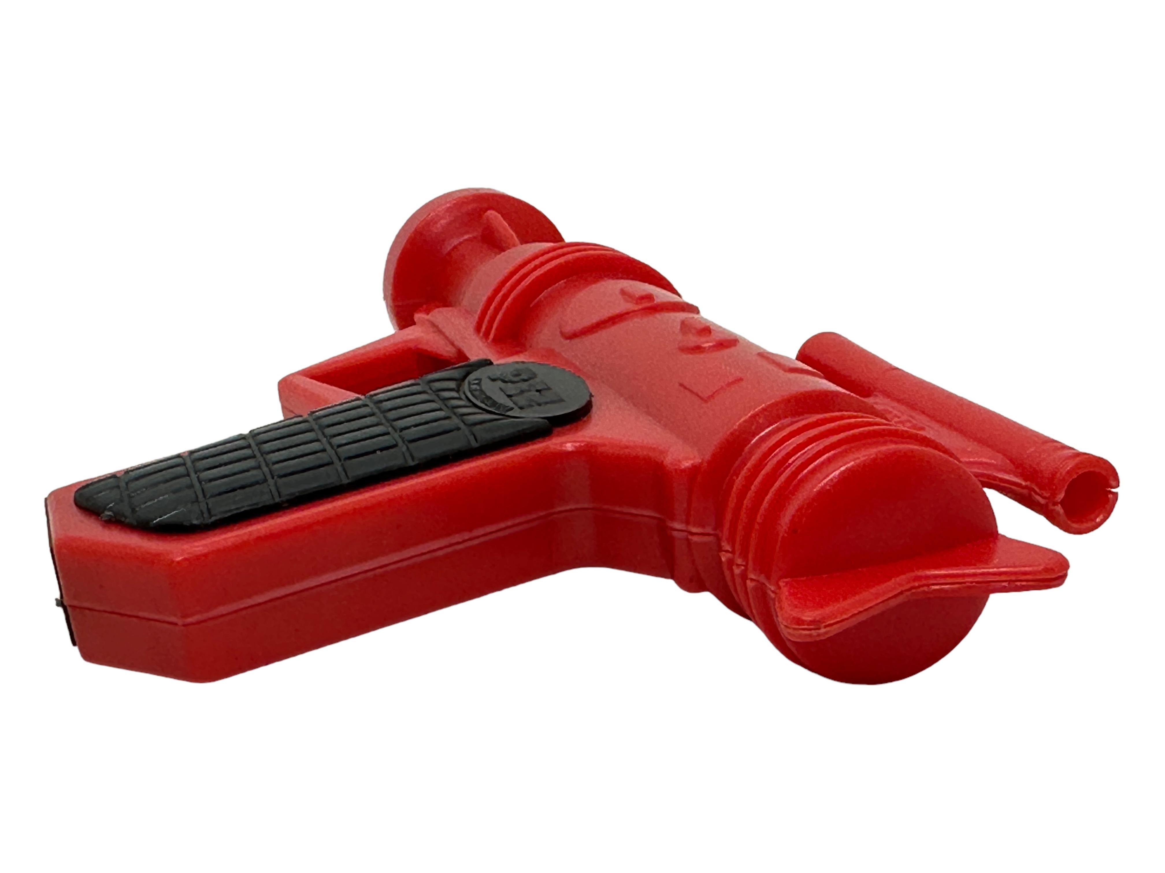 Late 20th Century 1980s Vintage Red PEZ Space Gun Candy Dispenser U. S. Pat. 3.370.746 For Sale
