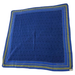1980s Vintage Silk Scarf by Christian Dior