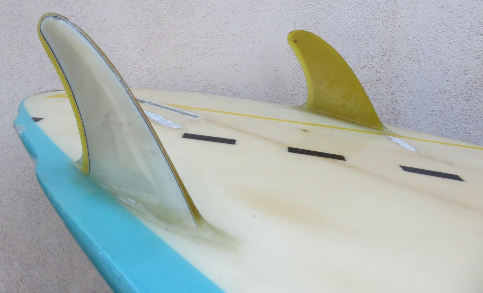 Late 20th Century 1980s Vintage Sonshine Surfboards Topper Shortboard