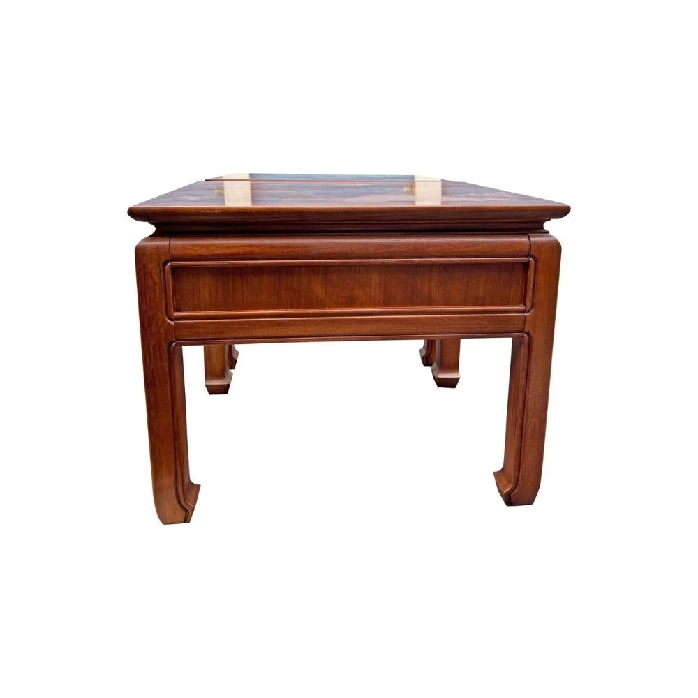 Paire de tables d'appoint en forme de pagode asiatique de style Chinoiserie Vintage By Thomasville des années 1980 en vente 2