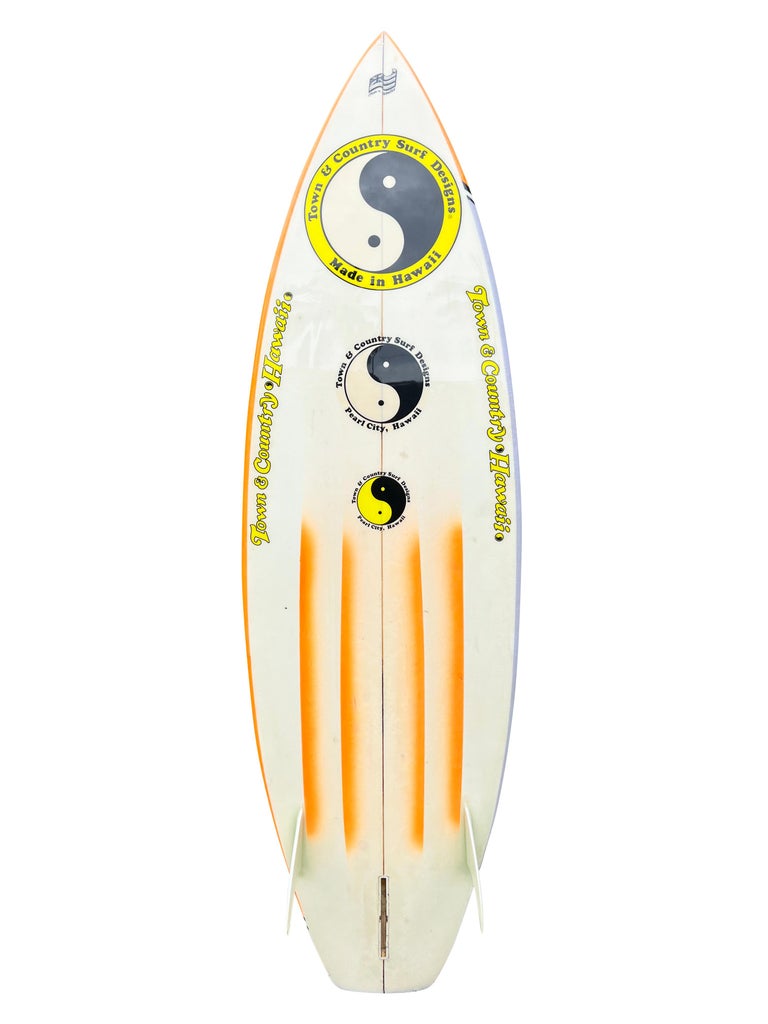 1980s Vintage Town and Country Surfboard by Nev Hyman For Sale at 1stDibs