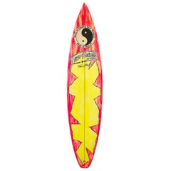 1980s Retro Town & Country Surfboard Shaped by Dennis Pang