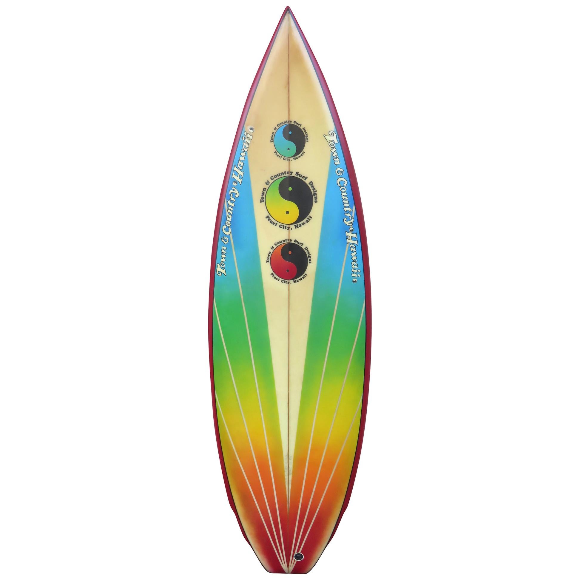 1980s Vintage Town and Country 'T&C' Surfboard at 1stDibs