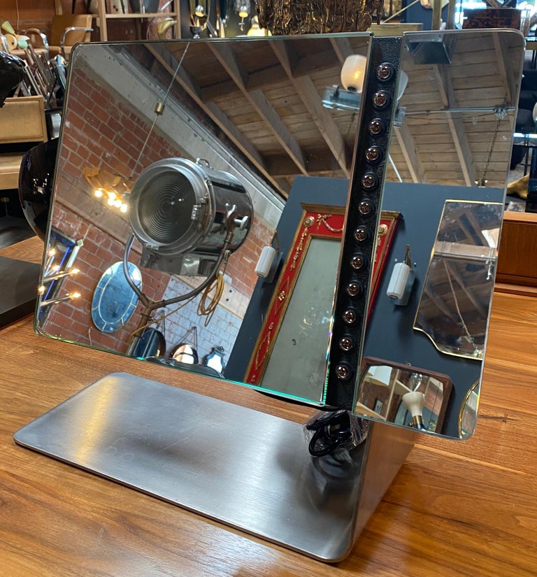 1980s Vintage Vanity Mirror For Sale at 1stDibs