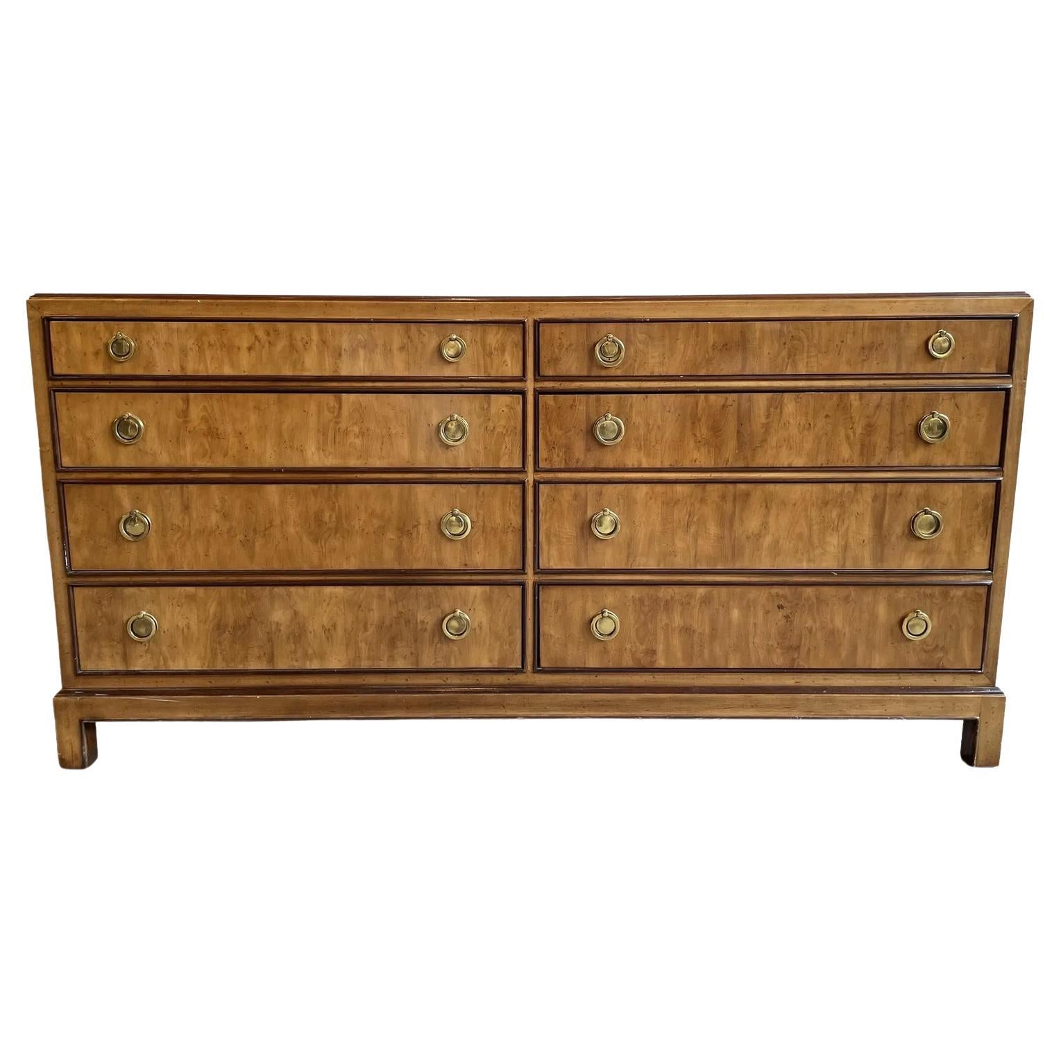 1980s Vintage Wooden Drexel Heritage Dresser