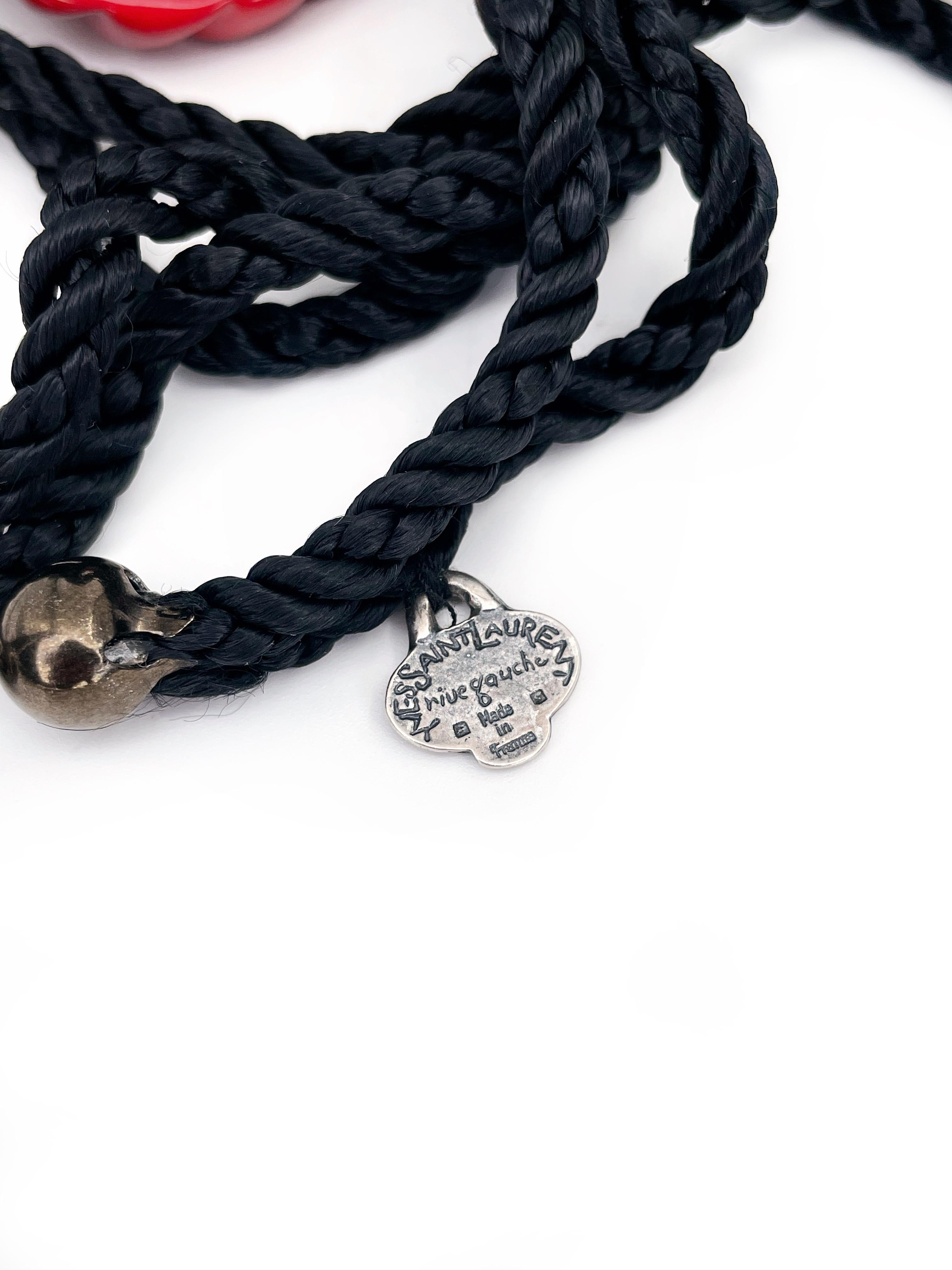saint laurent knot chain bracelet