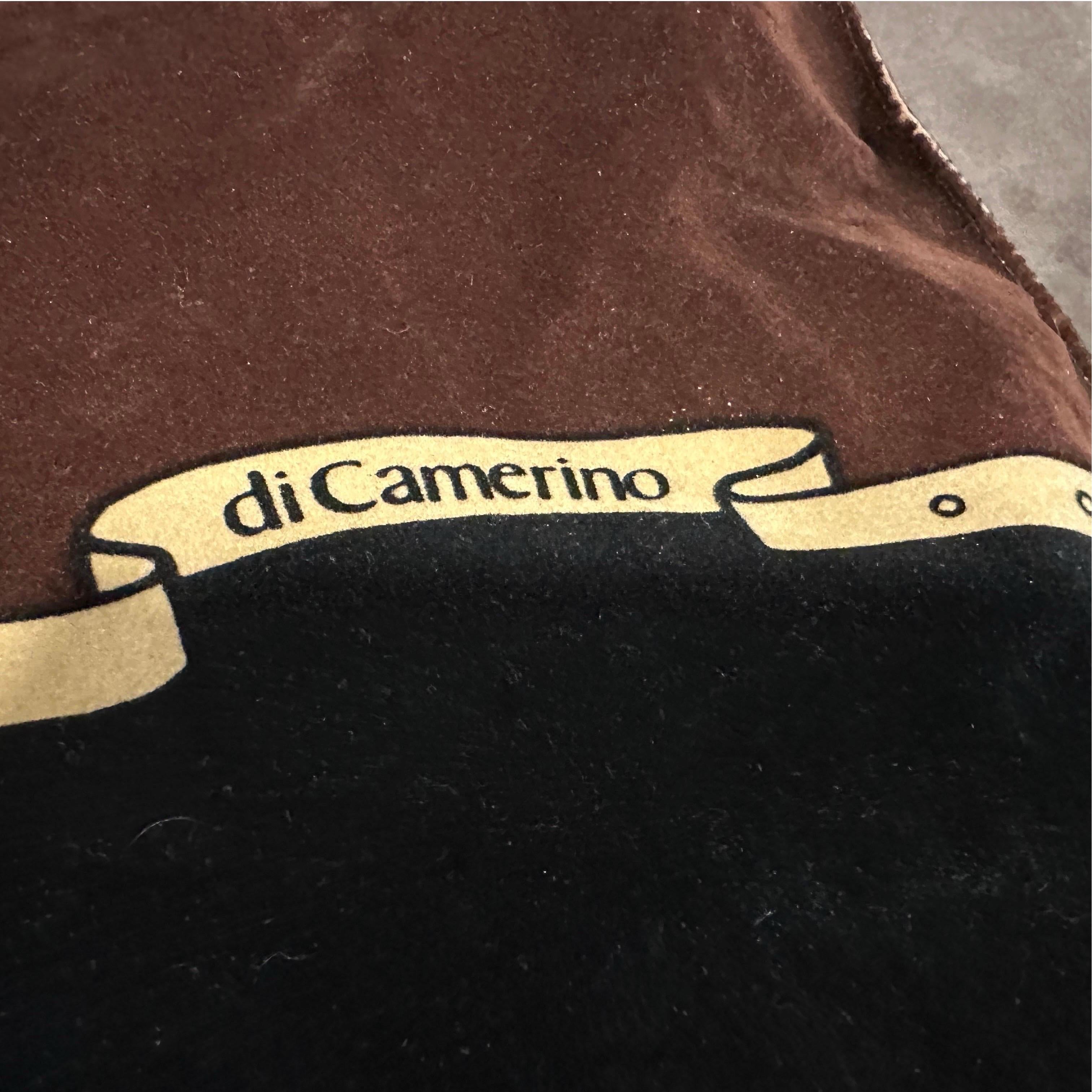 Black 1980s Vitage Suede Tote Bag by Roberta di Camerino For Sale