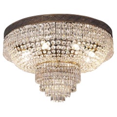 Waldorf Astoria Hotel Chandelier Duke of Windsor Suite Flush Mount Crystal