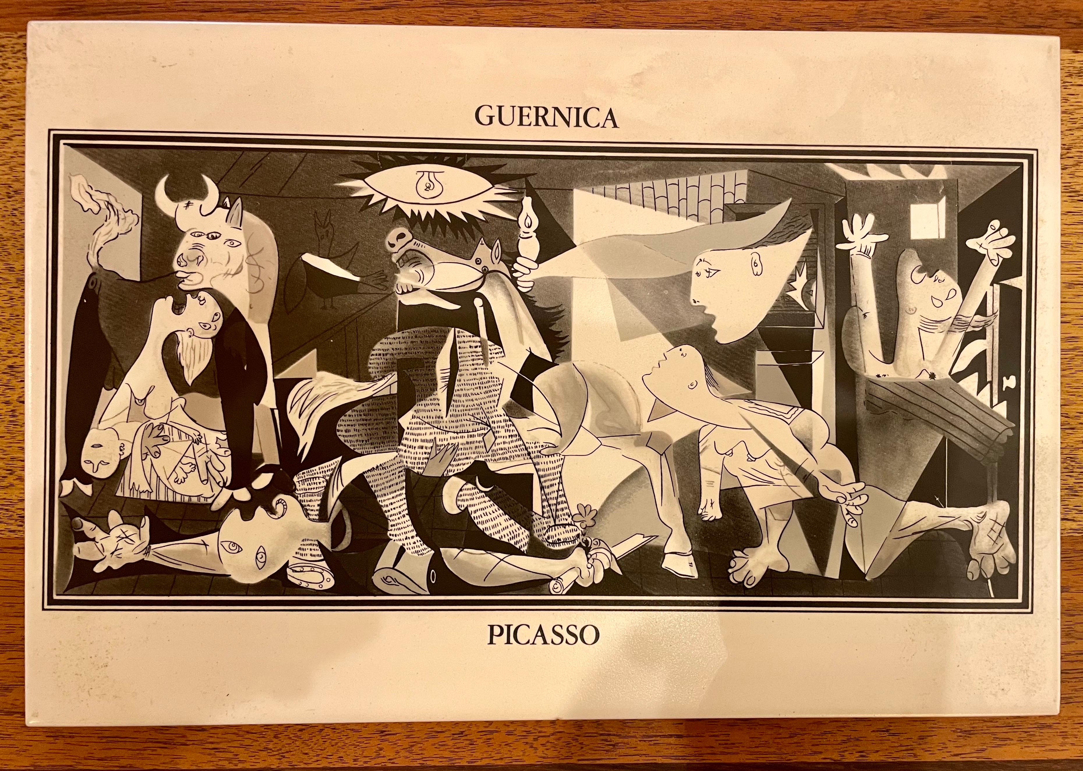 Beautiful and rare Picasso wall tile Made in Spain late 1980's, part of my personal collection nice condition with a small chip or imperfection on the side back invisible bought as/is condition.