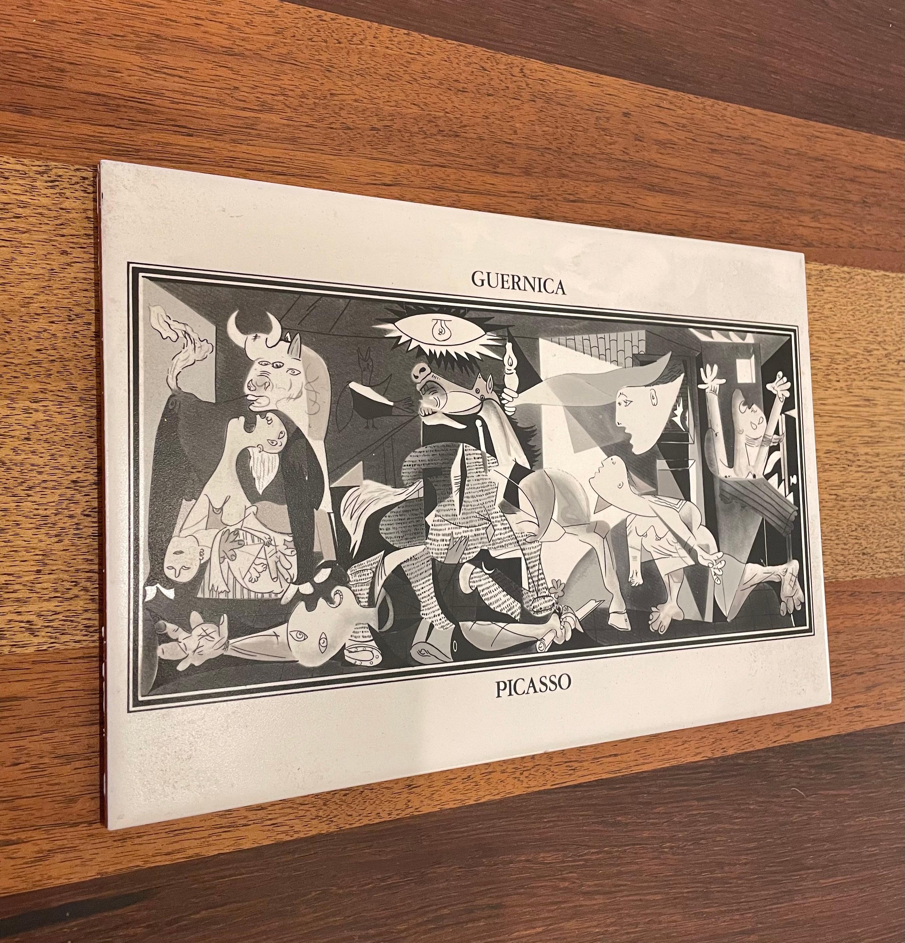 Spanish 1980's Wall Hanging Tile by Picasso Guernica