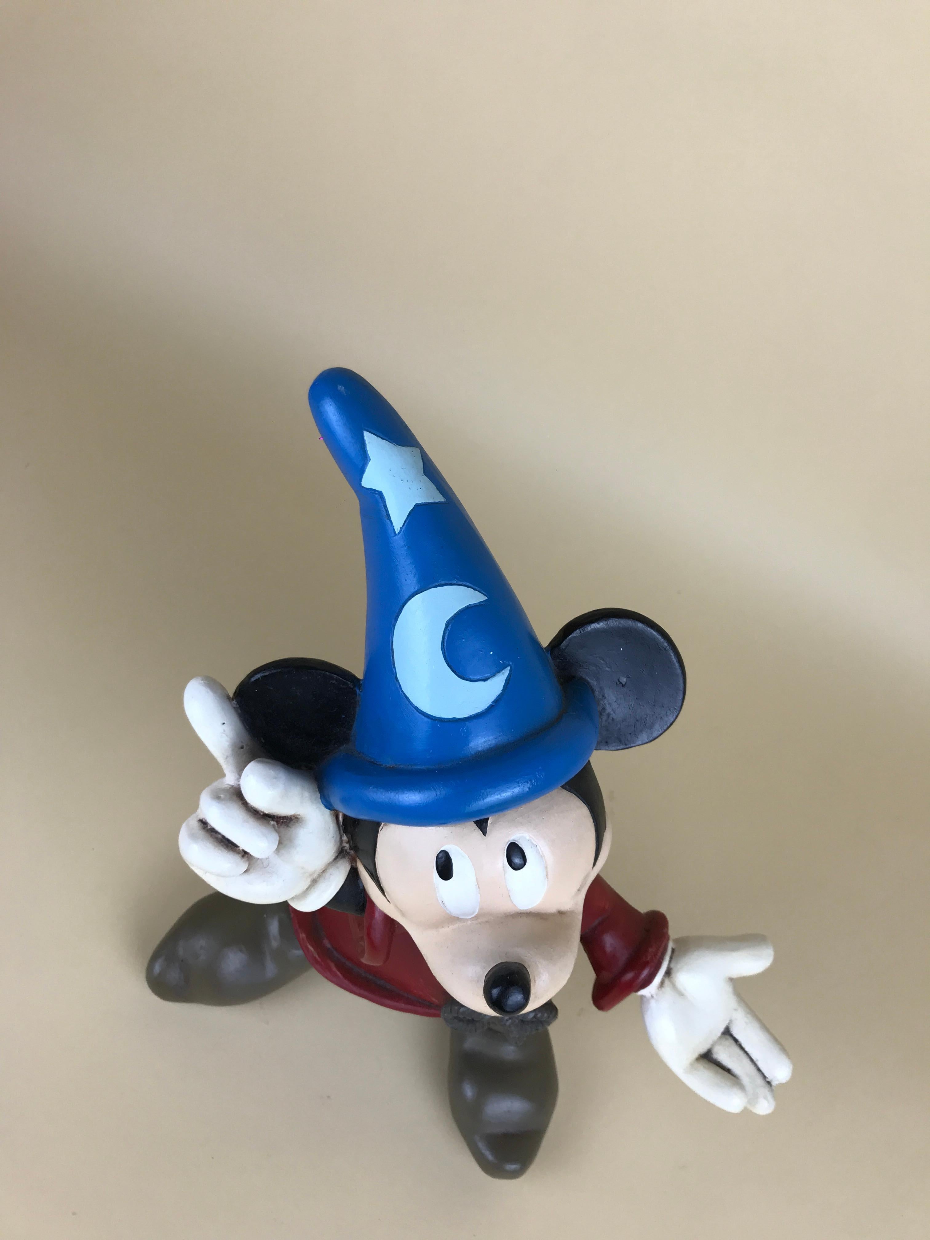 1980s Walt Disney Mickey Mouse Sorcerer's Apprentice Statue in Fiberglass For Sale 3