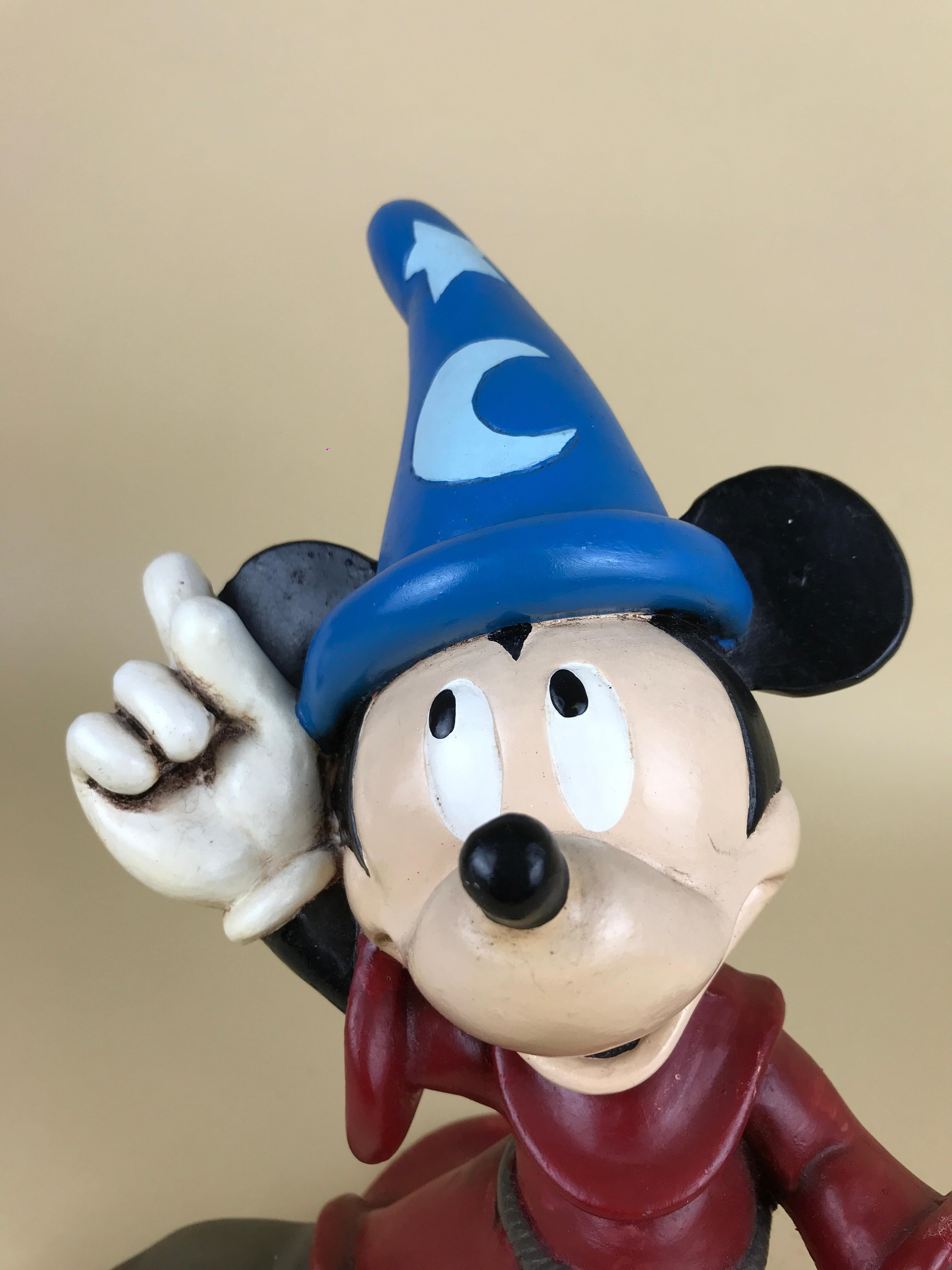 1980s Walt Disney Mickey Mouse Sorcerer's Apprentice Statue in Fiberglass For Sale 7