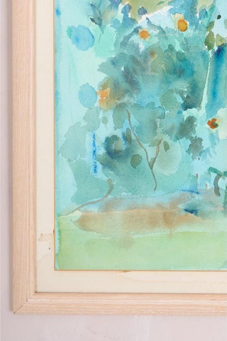 XX secolo Acquarello del 1980 di Liz Keyworth