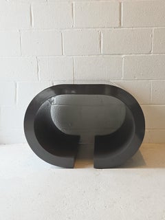 1980s Waterfall Scroll Lacquered Table