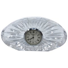 1980s Waterford Crystal Desk Clock