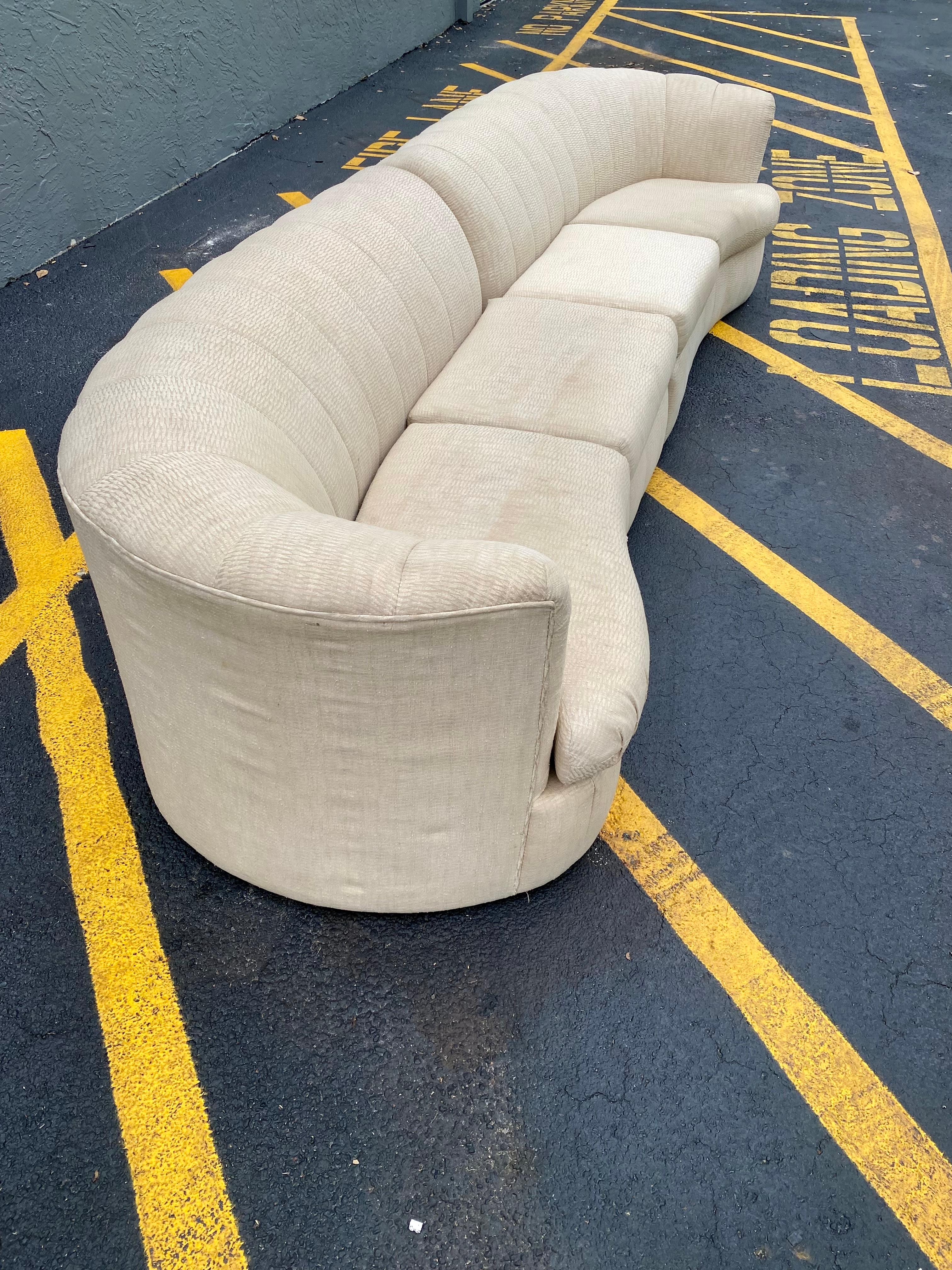 On offer on this occasion is one of the most stunning, sectional you could hope to find. Outstanding design is exhibited throughout. The beautiful sectional is statement piece which is also extremely comfortable and packed with personality!! Just