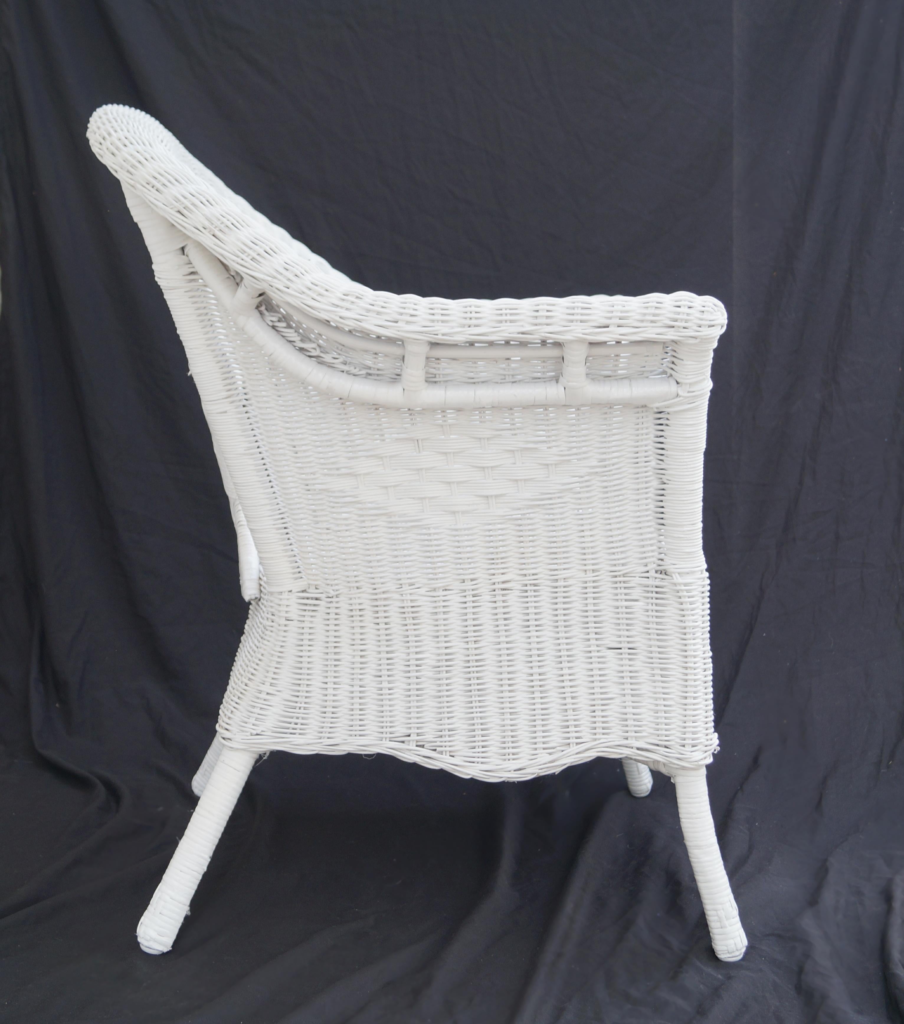 Fauteuil de tennis de tennis racket Henry Link blanc des années 1980 en vente 4