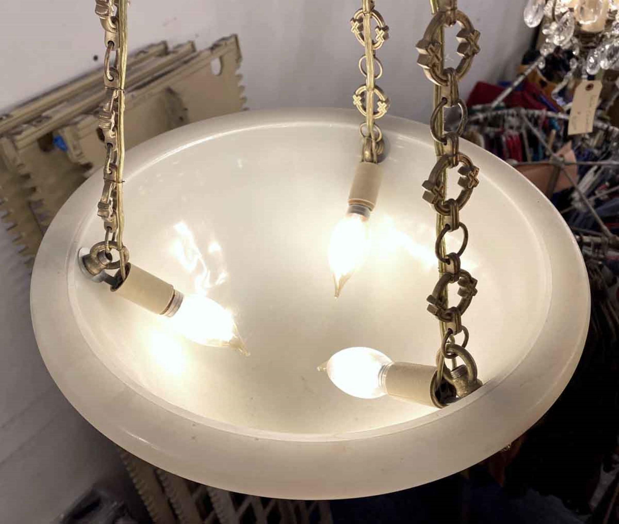 antique milk glass chandelier