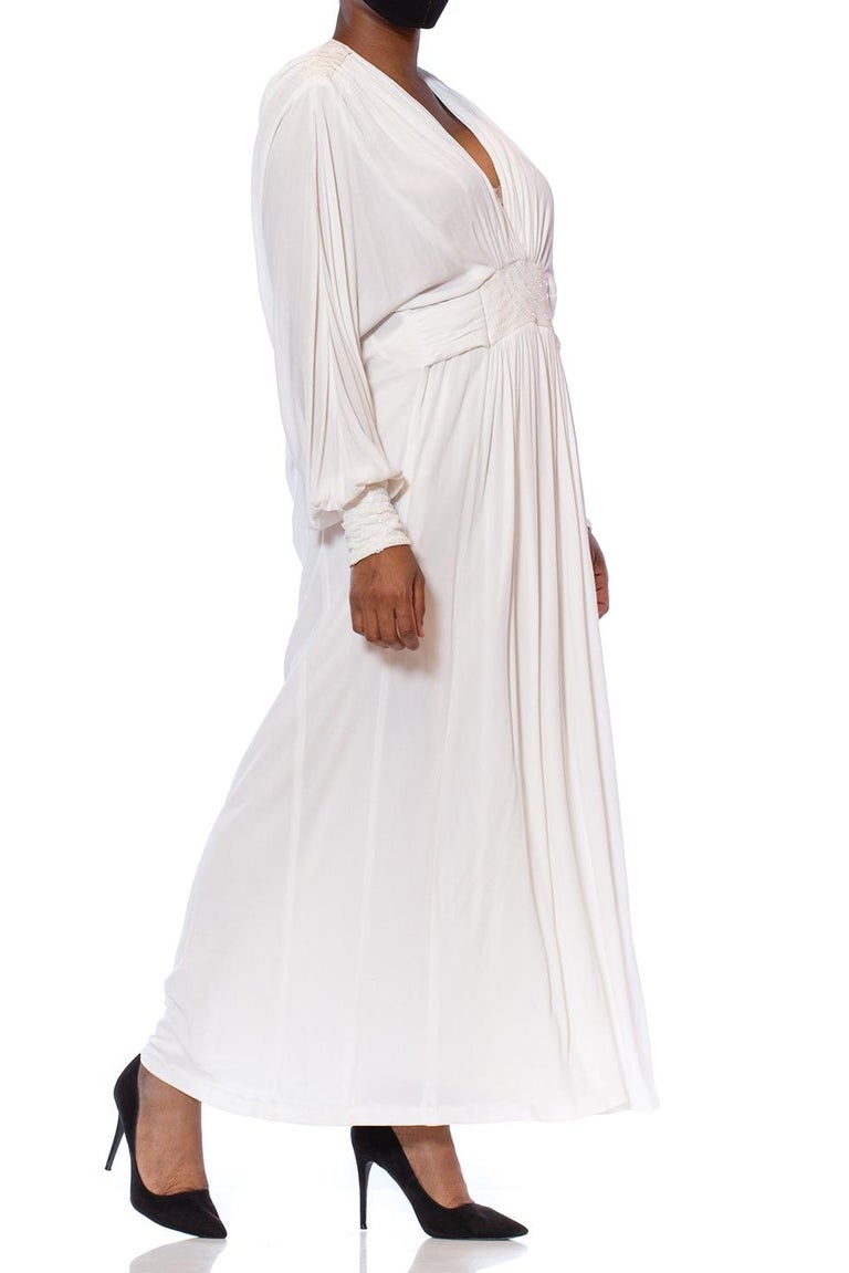JERSEY LONG KAFTAN WITH ROUNDED HEM GOTHIC GODDESS